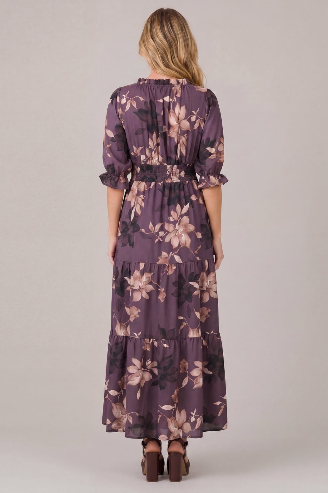 Fall Floral Dress