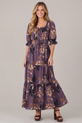 Fall Floral Dress