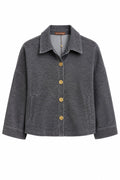 Fernley Twill Button-Up Indigo Jacket