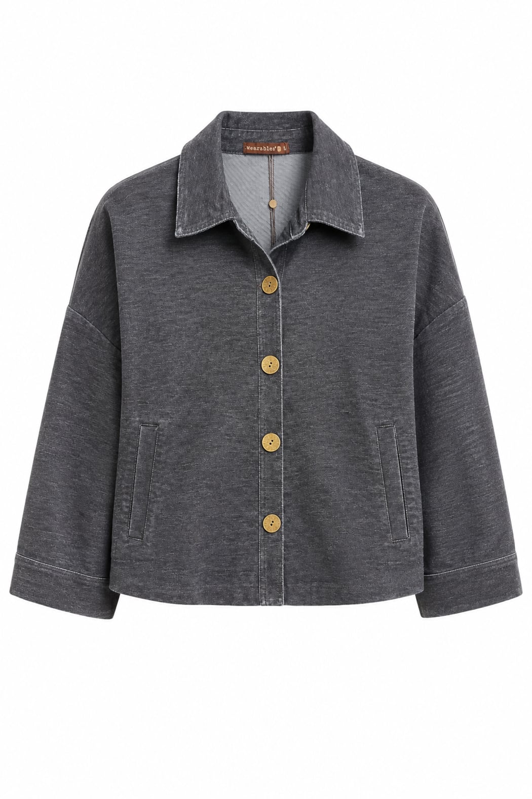 Fernley Twill Button-Up Indigo Jacket