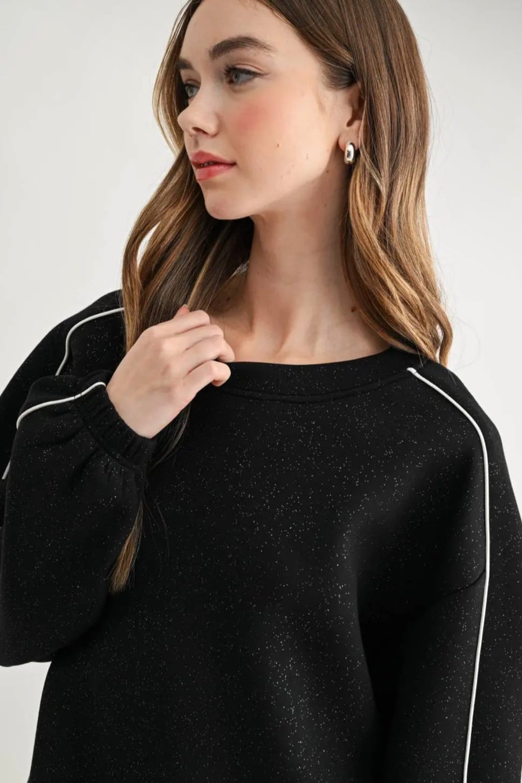FLORIANE GLITTER TOP