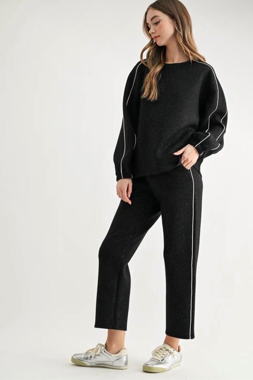 FLORIANE GLITTER TOP
