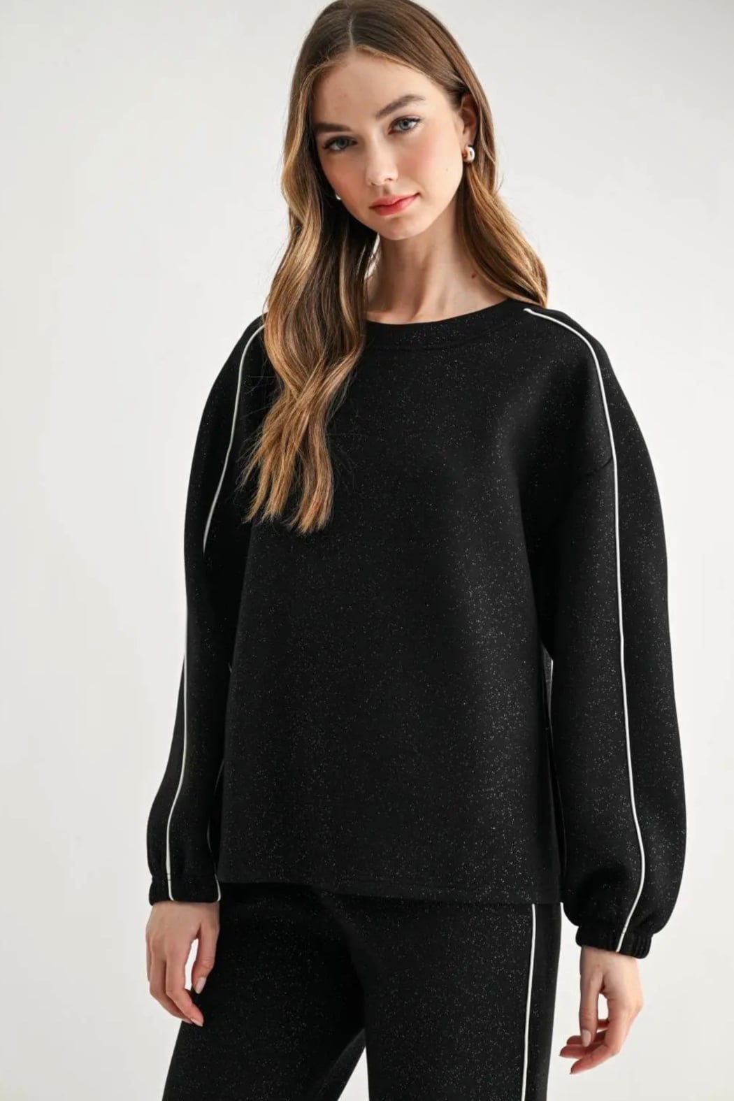 FLORIANE GLITTER TOP