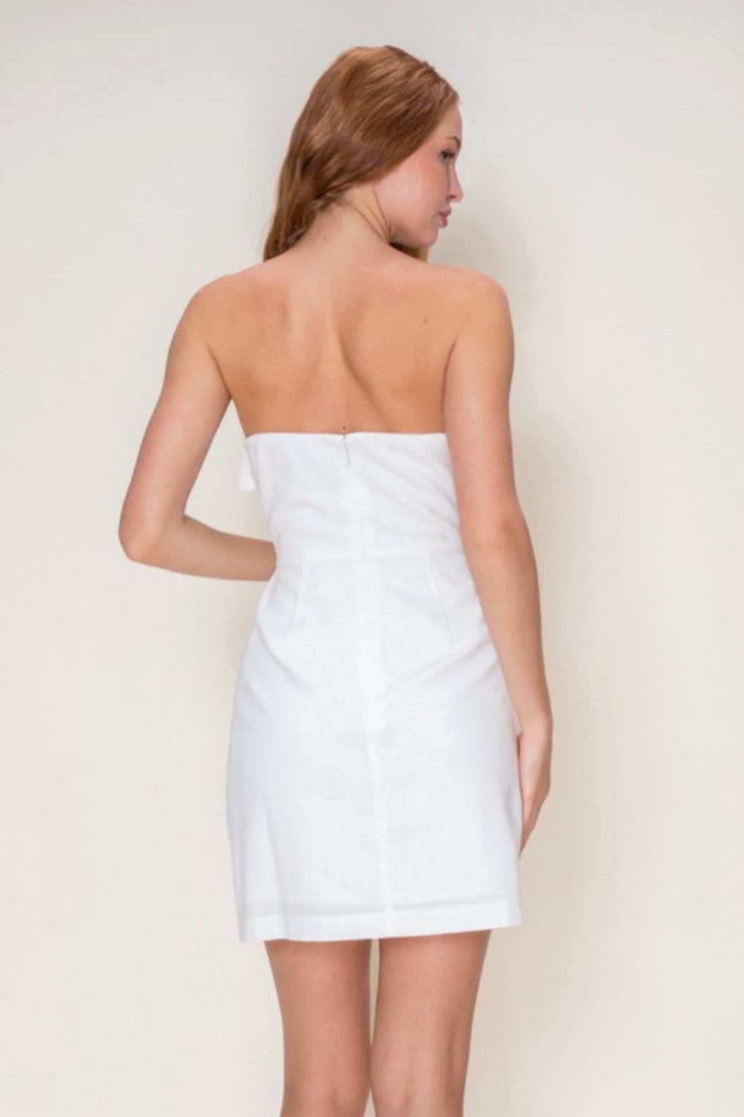 Flower Applique Mini Dress