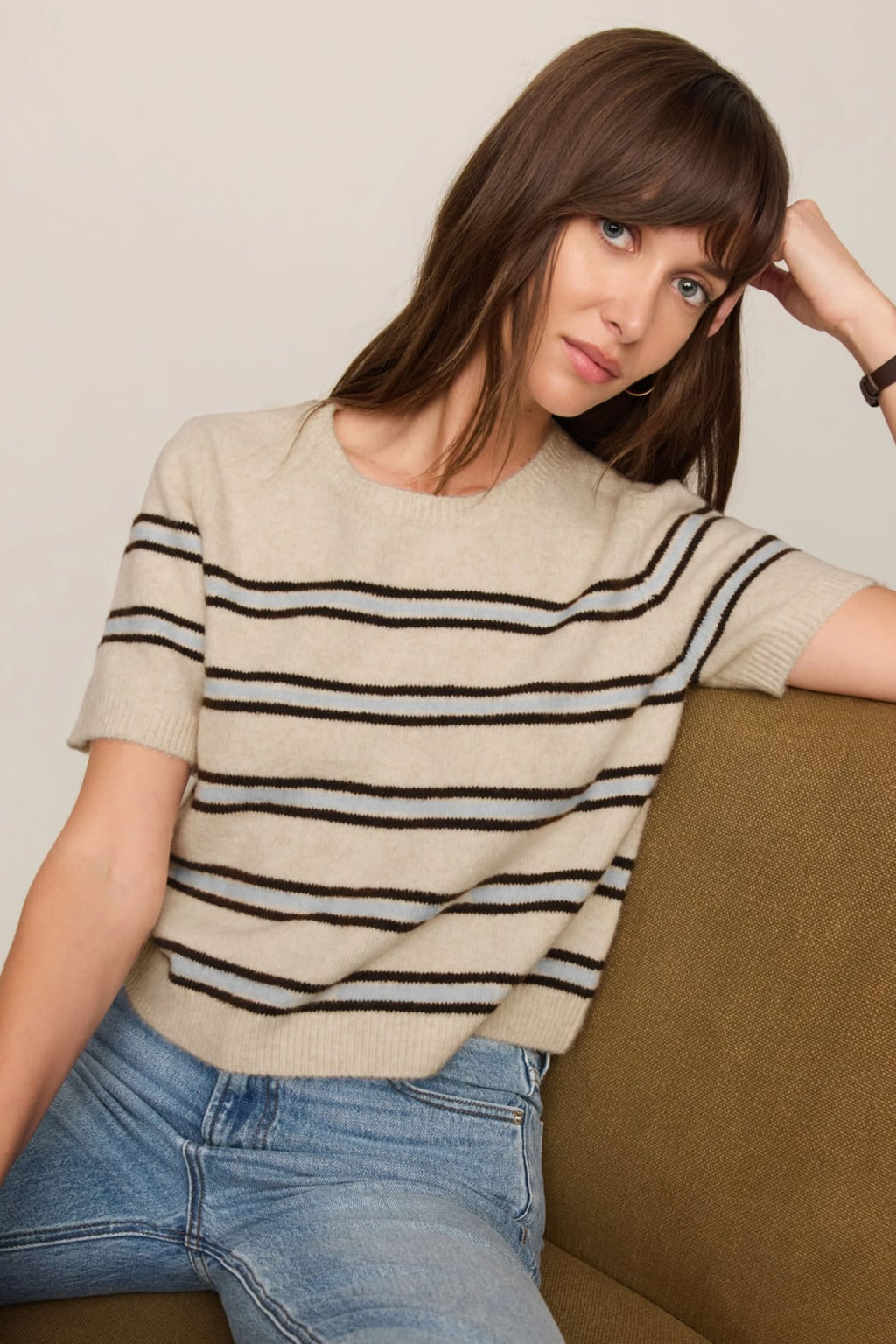 Gatewood Stripe Sweater Tee