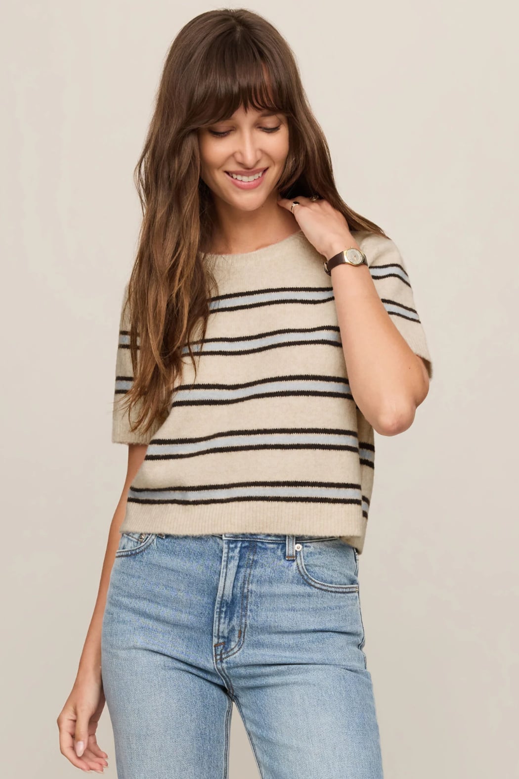 Gatewood Stripe Sweater Tee