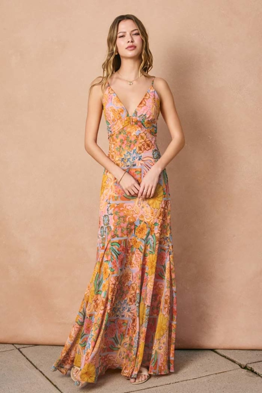 Golden Hour Paisley Maxi