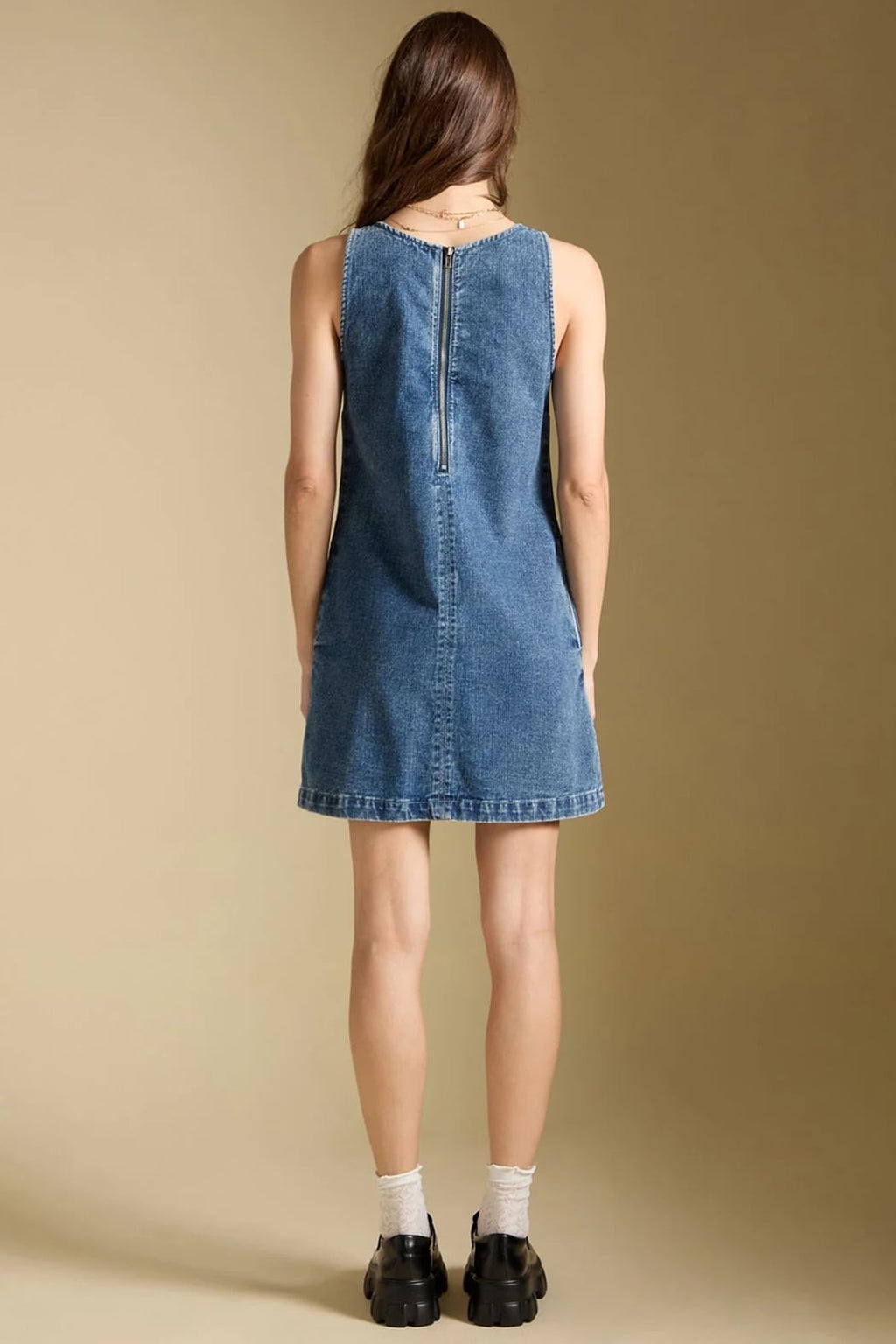 Haydin Mini Dress - Denim Tank