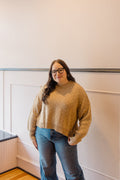 Heart Pattern Knit Pullover Sweater