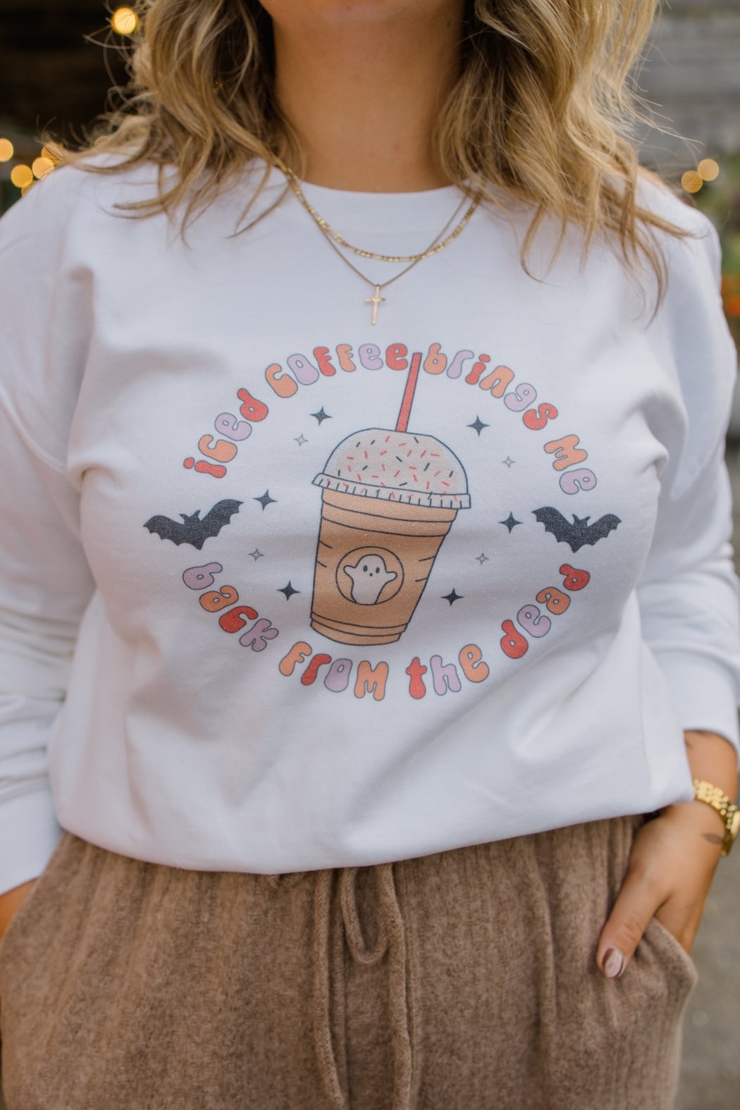 Iced Coffee Brings Me Back Sweatshirt