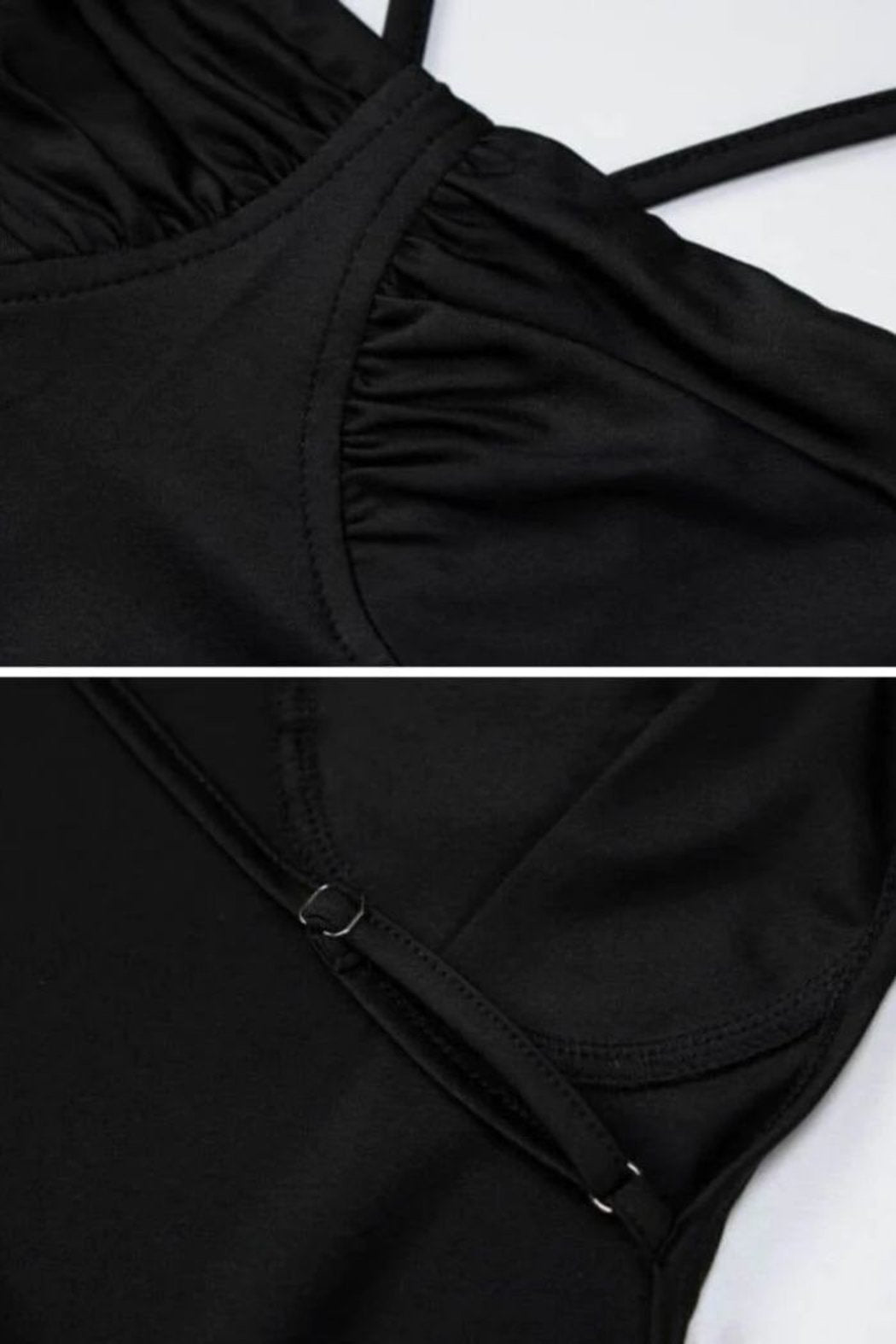 Black Bodycon Backless Dress Spaghetti Strap Long Formal Dress Evening Dress