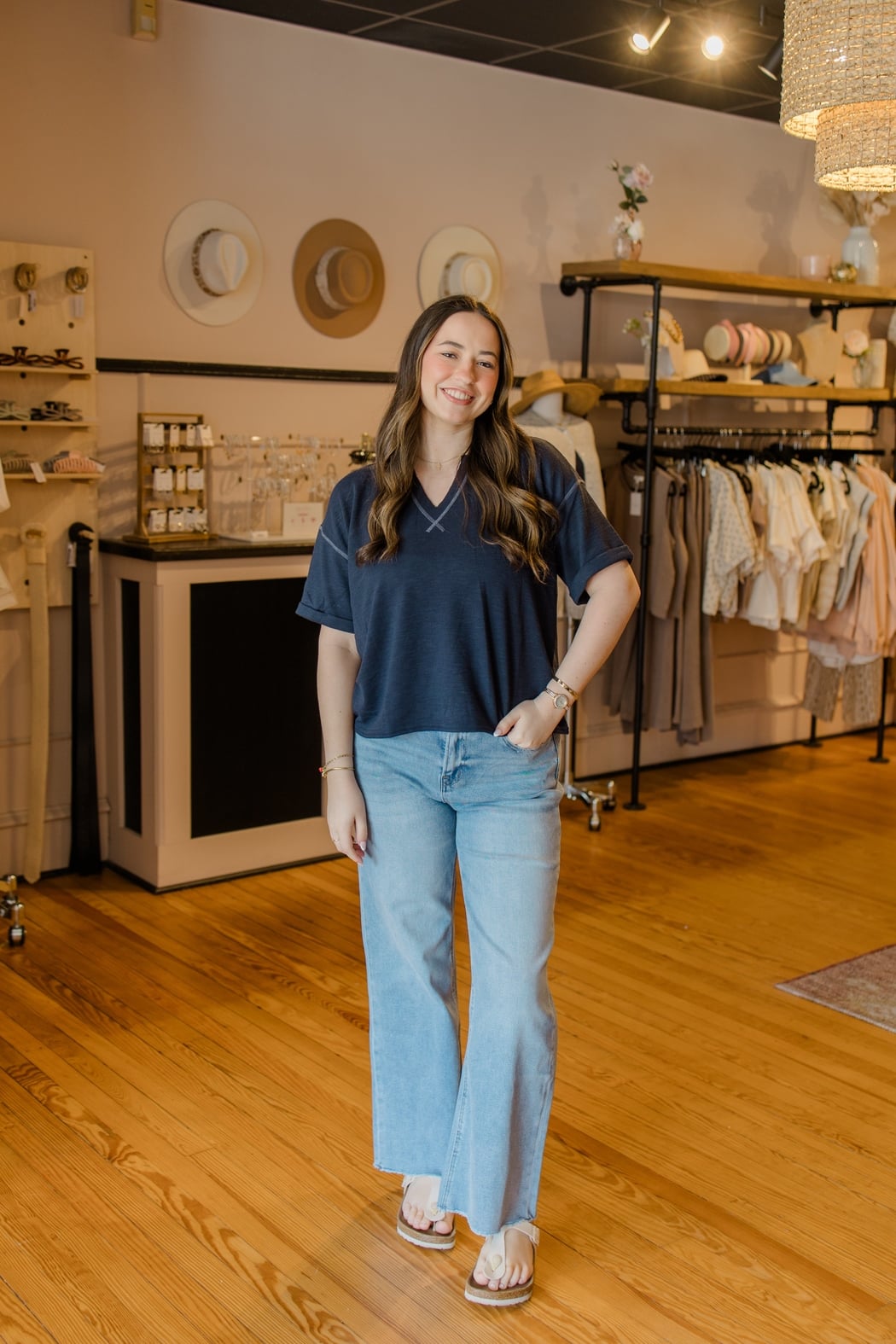 Janie Super High Wide Leg Jean