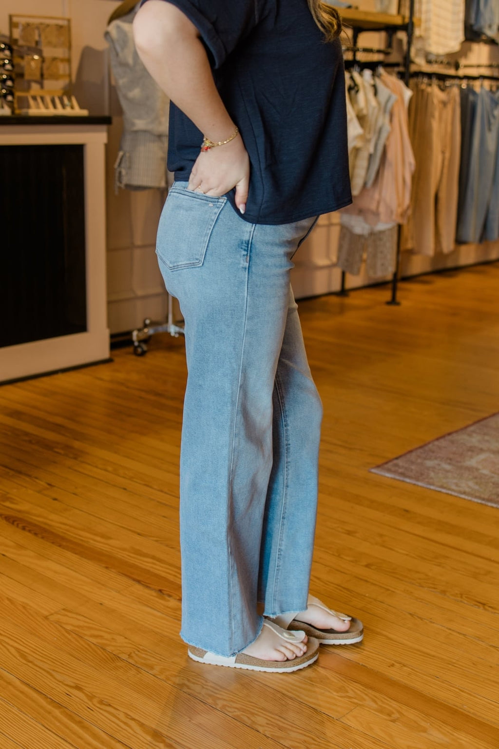 Janie Super High Wide Leg Jean