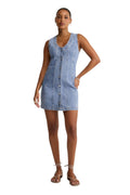 Jolie Seamed Denim Dress