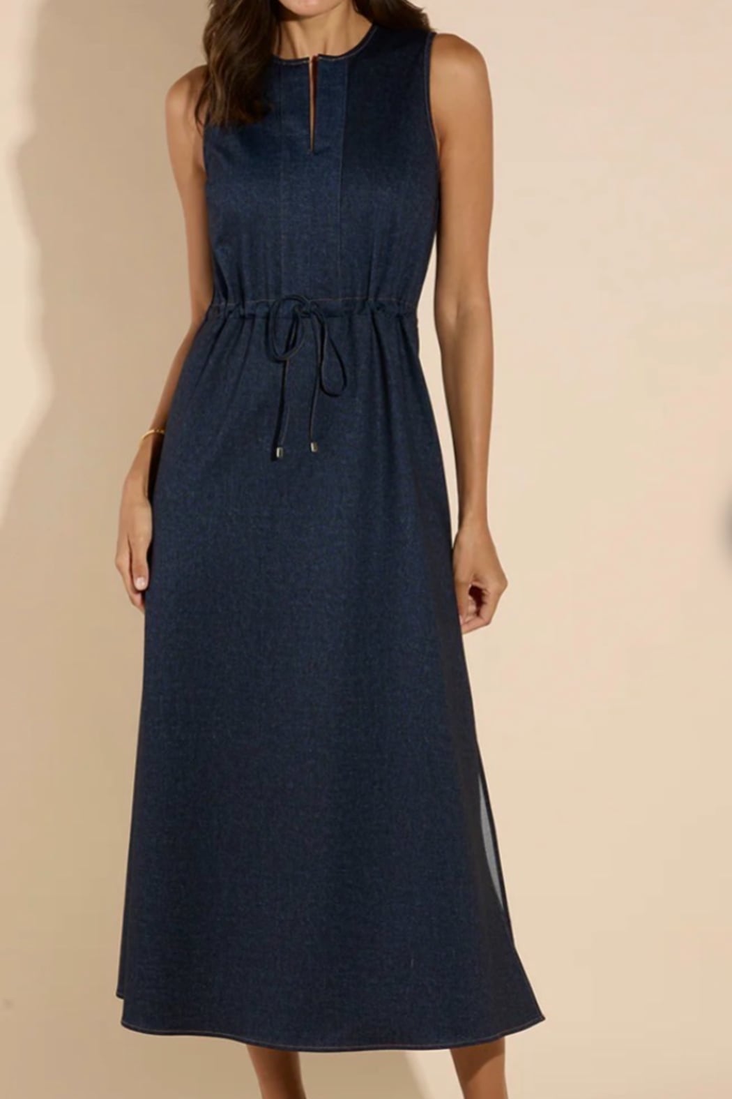 Jude Connally Bebe Dress - Denim/Navy