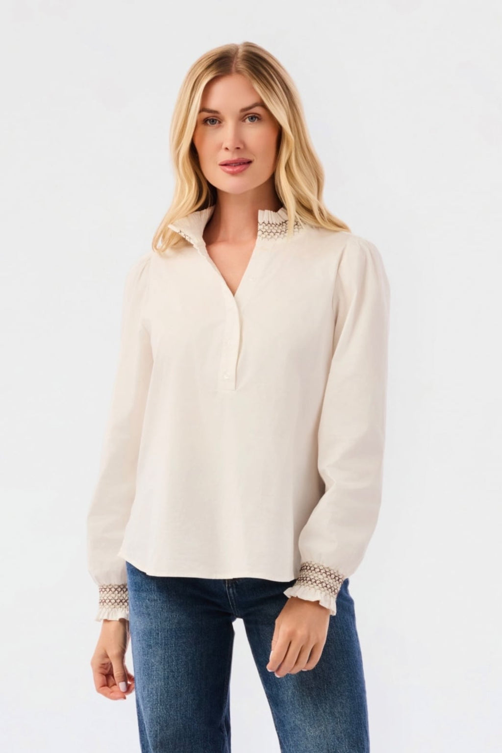 Kimberly Top-Ivory