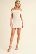 Cleo Off Shoulder Mini Dress