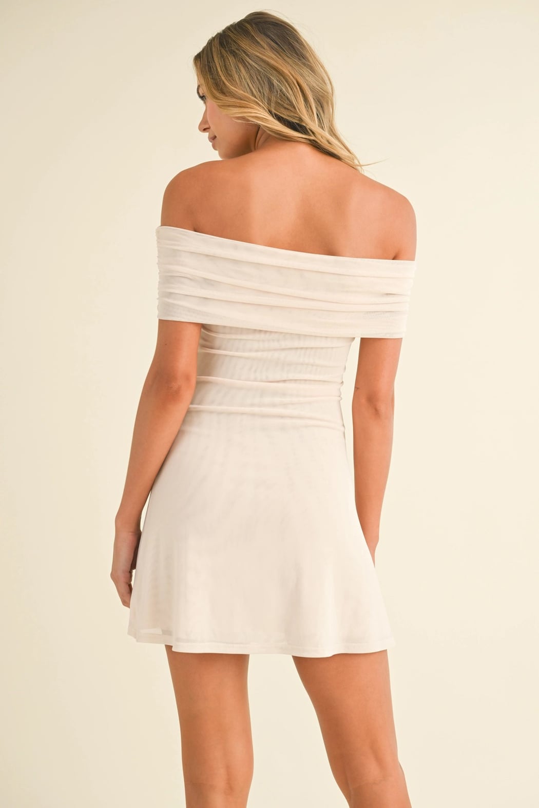 Cleo Off Shoulder Mini Dress