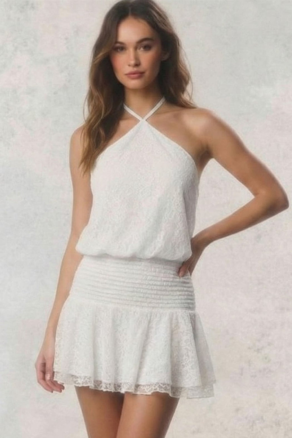 Lace Halter Dress