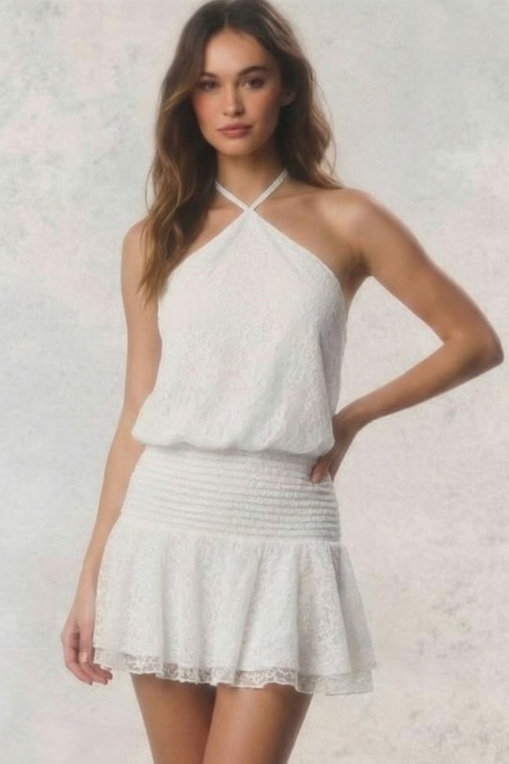 Lace Halter Dress