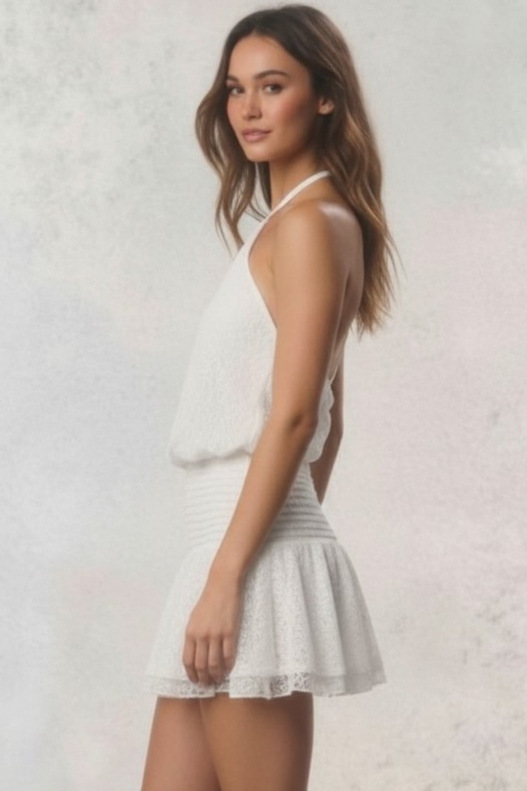 Lace Halter Dress