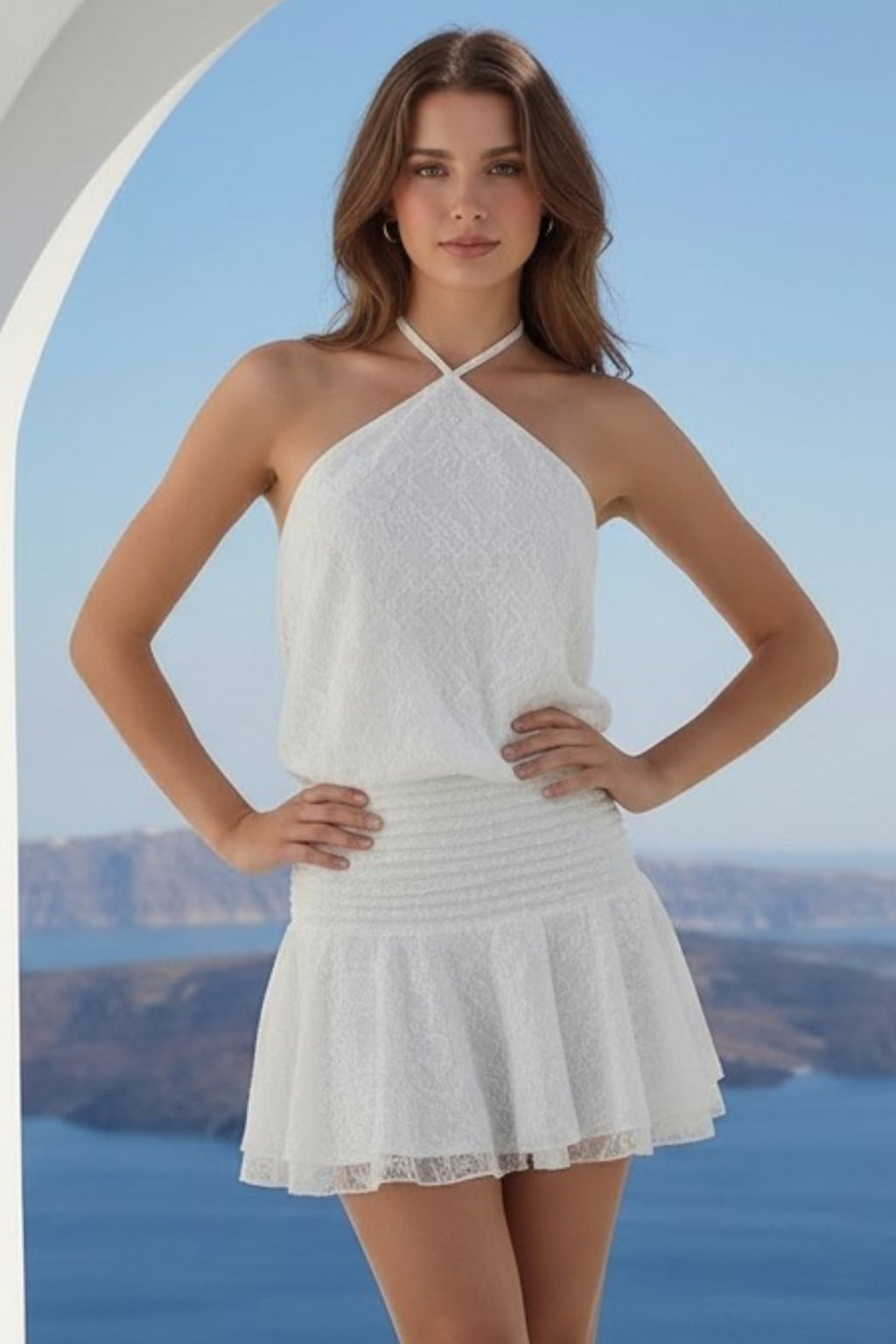 Lace Halter Dress