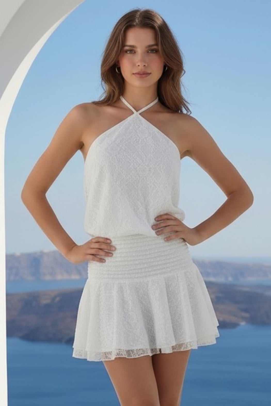 Lace Halter Dress