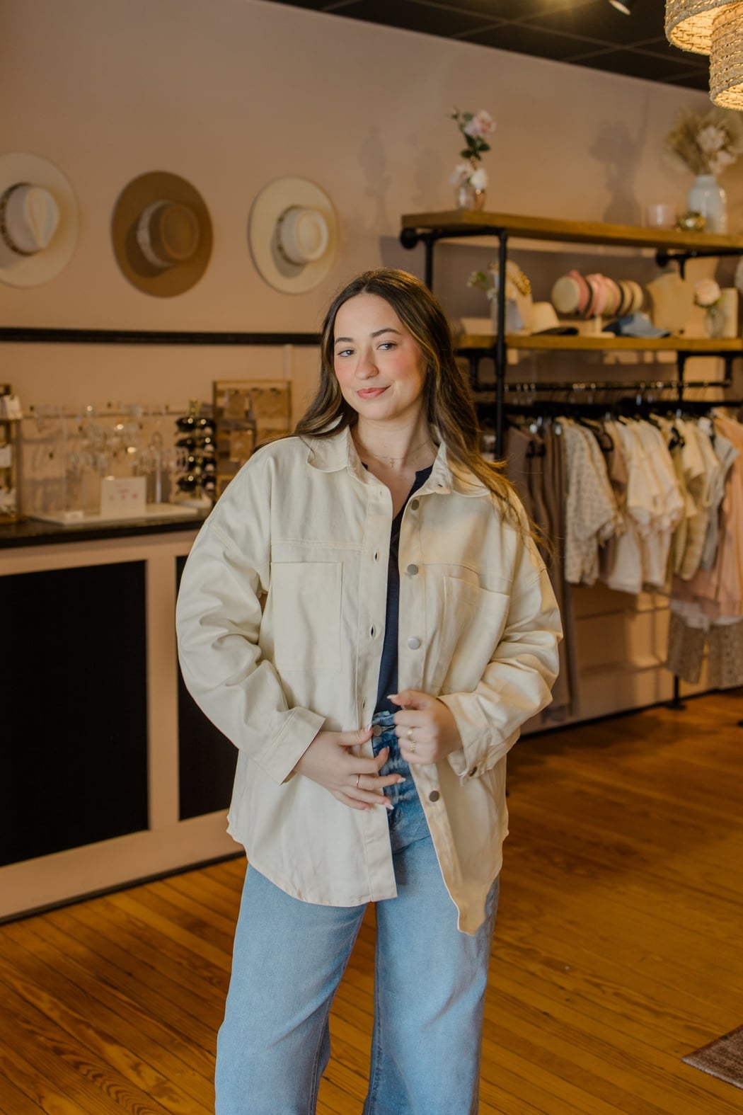 Lightweight Denim Shirt Jacket