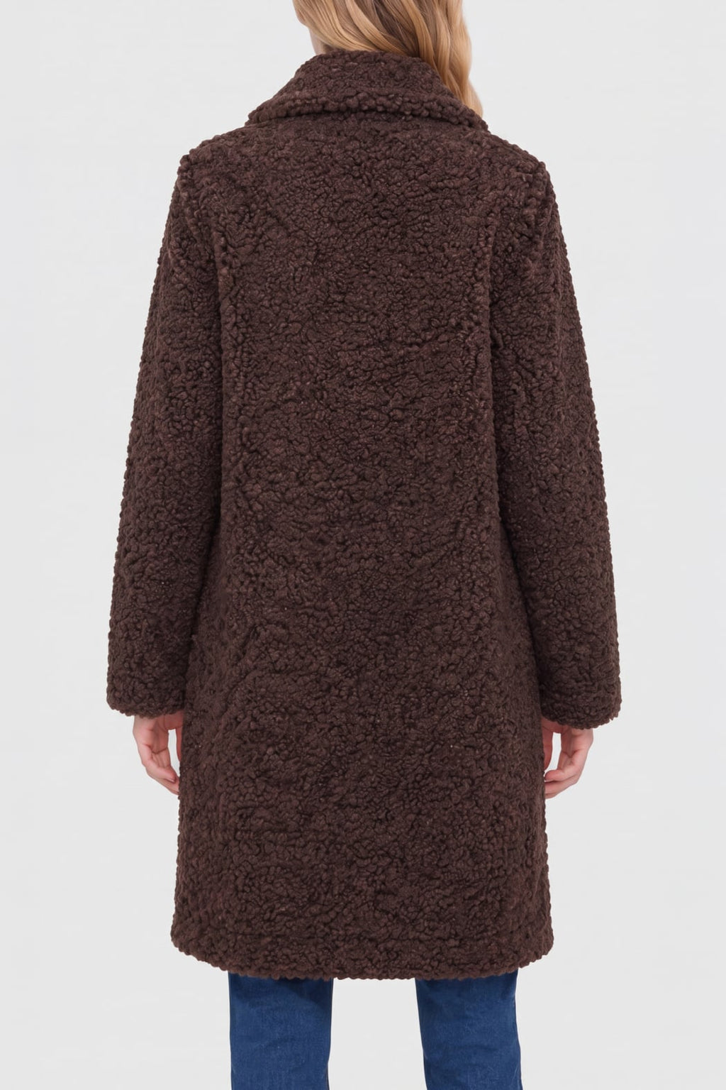 Liverpool Double Breasted Trench Coat in Teddy Brown