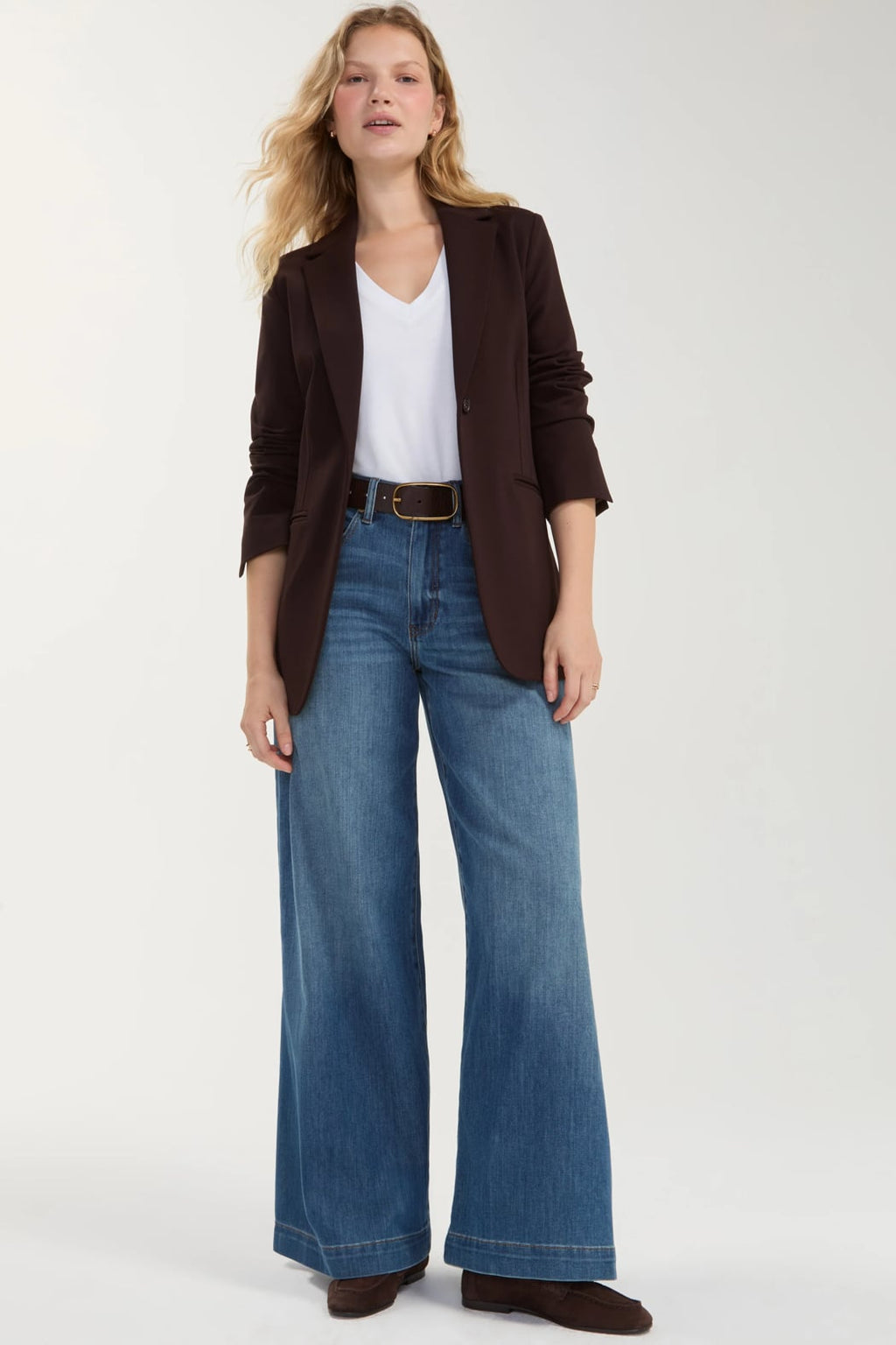 Liverpool Kit High-Rise Relaxed Wide Leg Jean — Autumn Fade