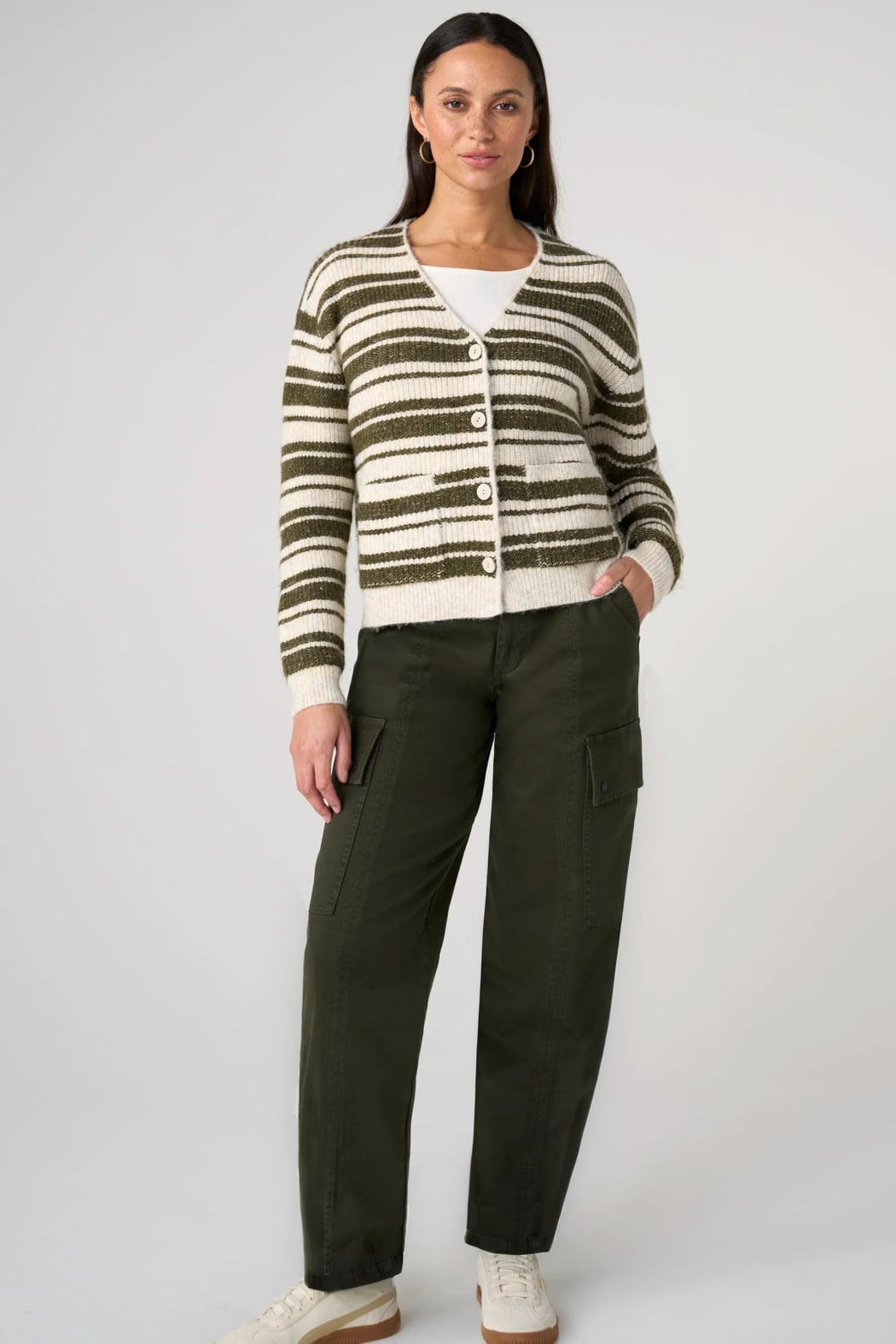 Long Sleeve Button Cardigan