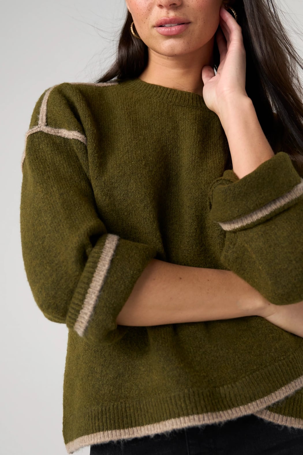 Long Sleeve Crew Neck Sweater