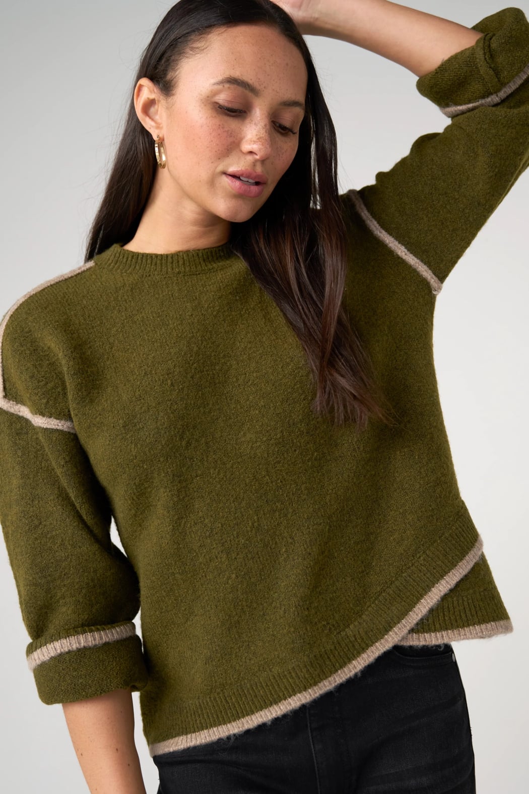 Long Sleeve Crew Neck Sweater