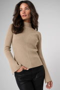 Long Sleeve Flare Turtleneck