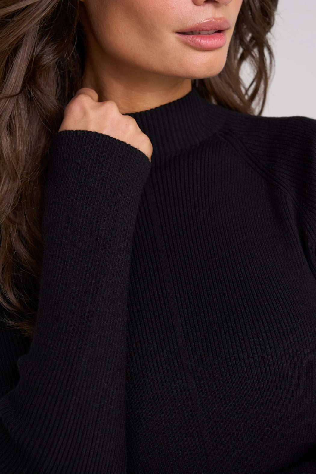 Long Sleeve Flare Turtleneck