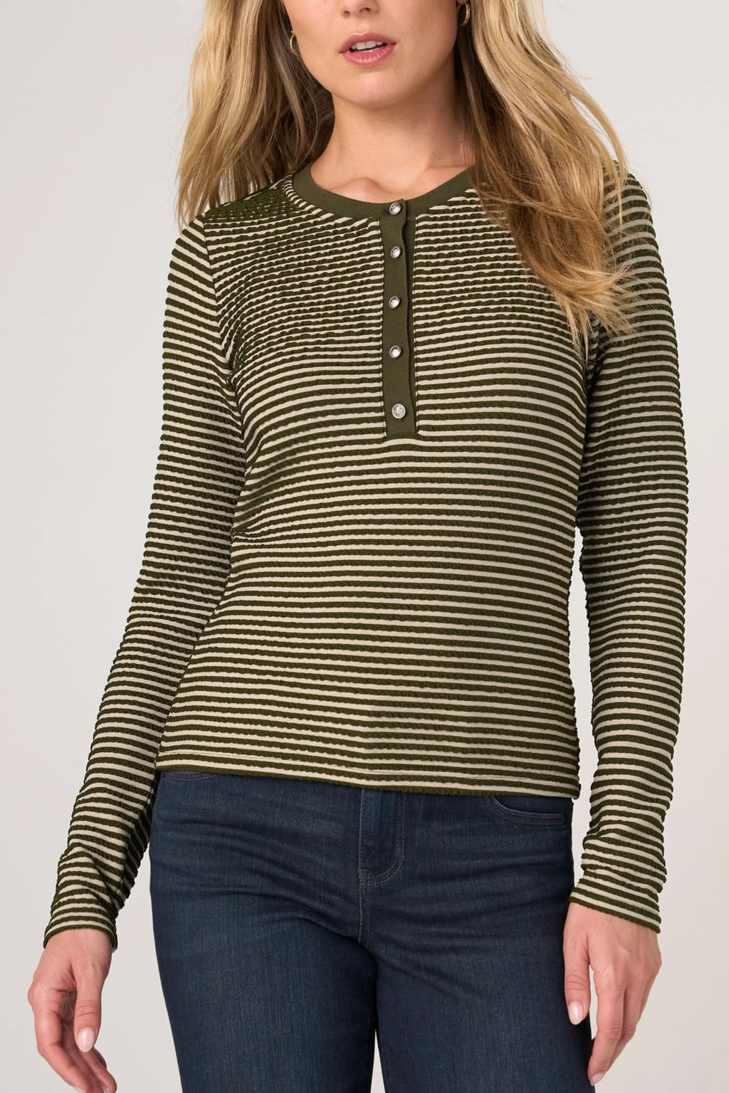 Long Sleeve Knit Henley