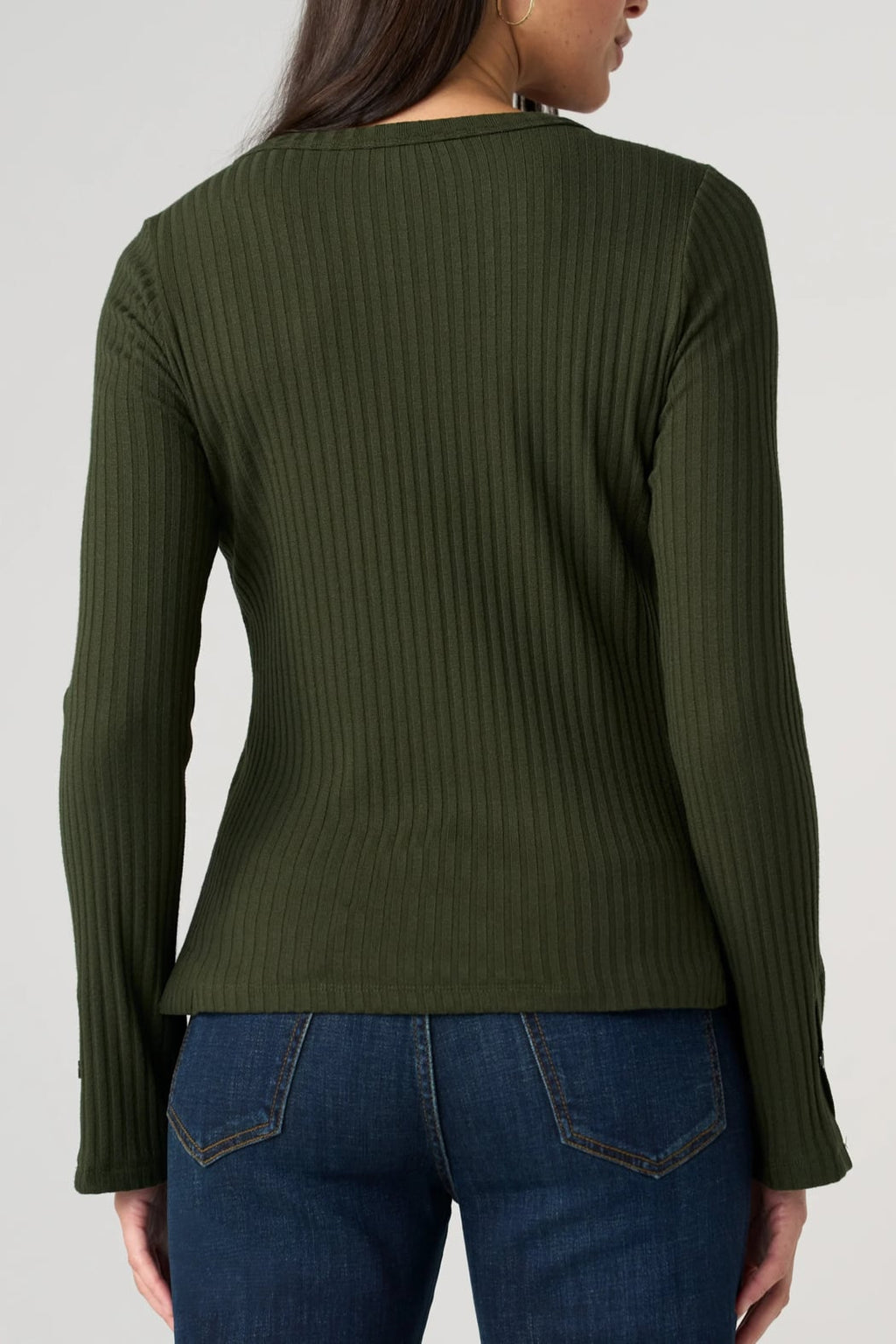 Long Sleeve Scoop Neck Top
