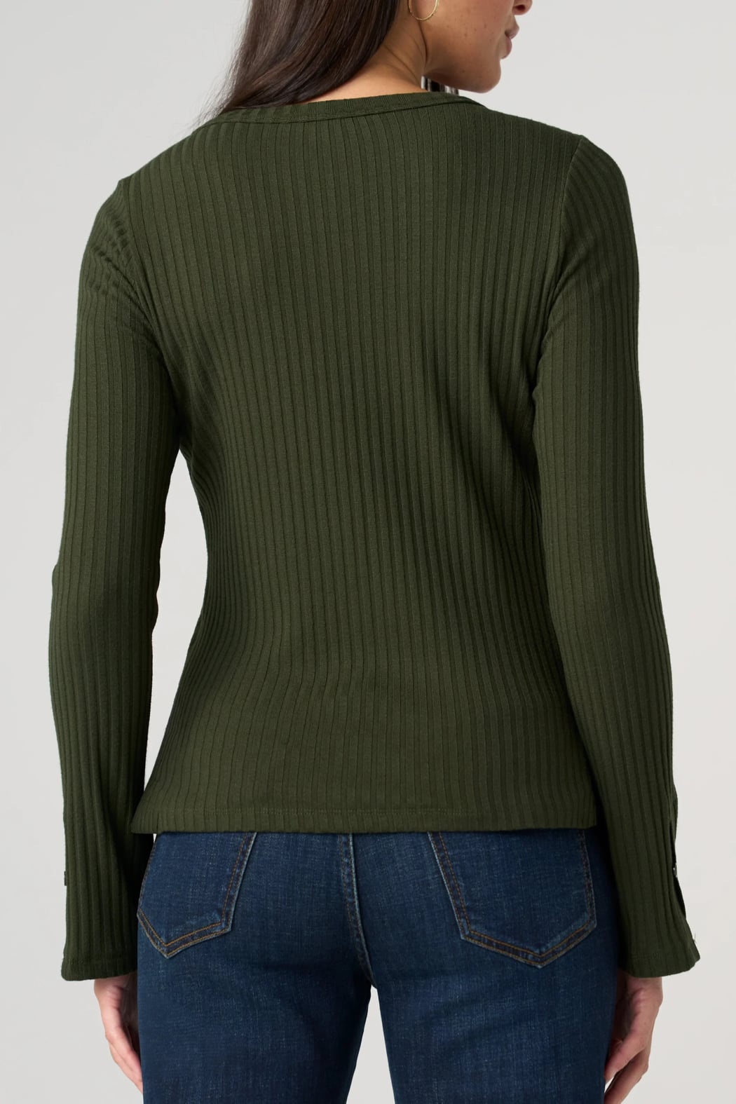 Long Sleeve Scoop Neck Top