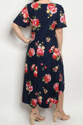 Plus Navy Floral