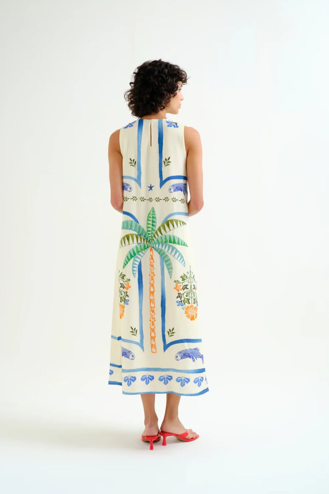 Mermaid Fish Midi Dress