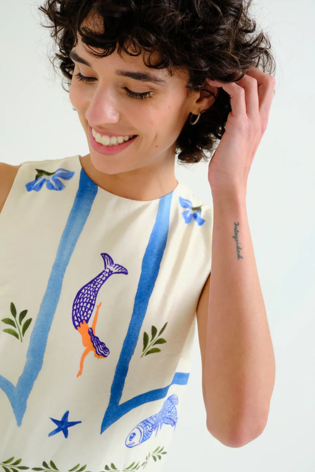 Mermaid Fish Midi Dress