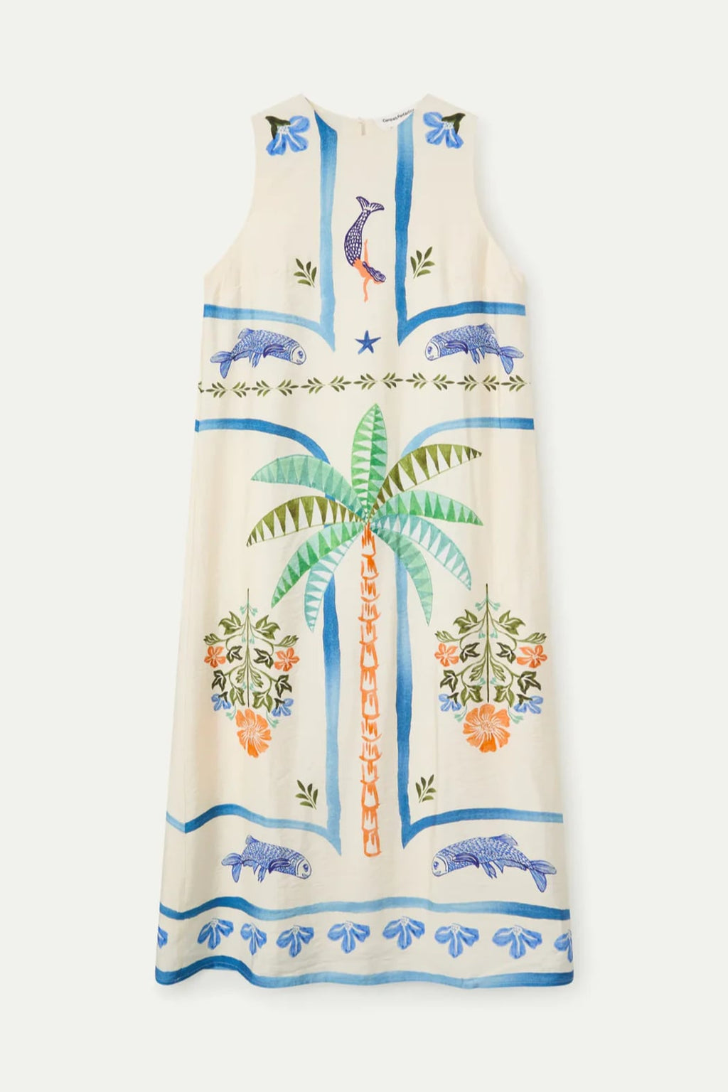Mermaid Fish Midi Dress