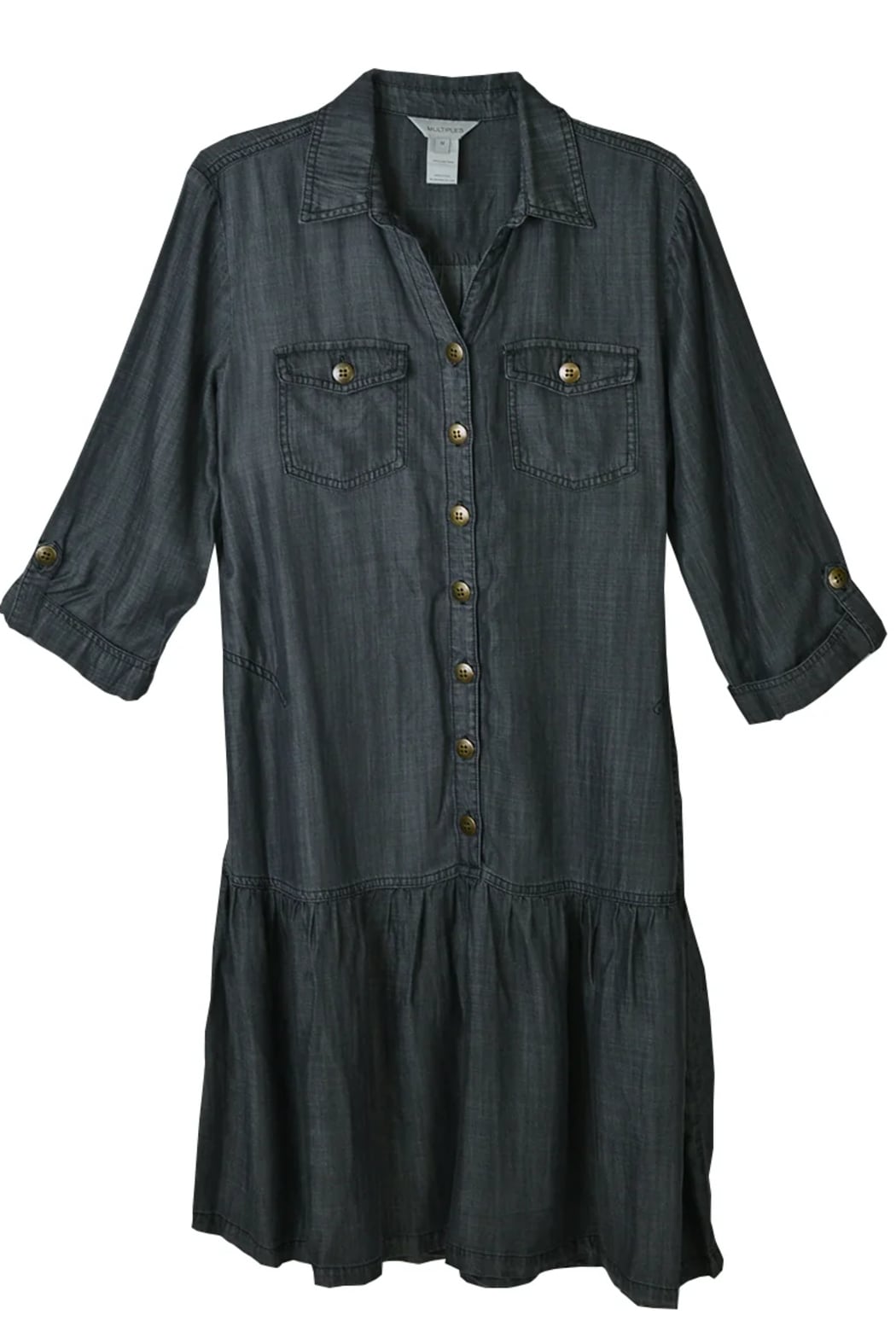 Multiples Black Denim Dress