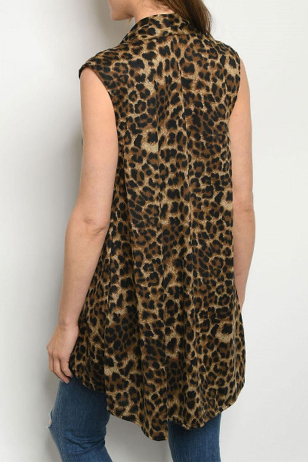 Leopard Print Kimono