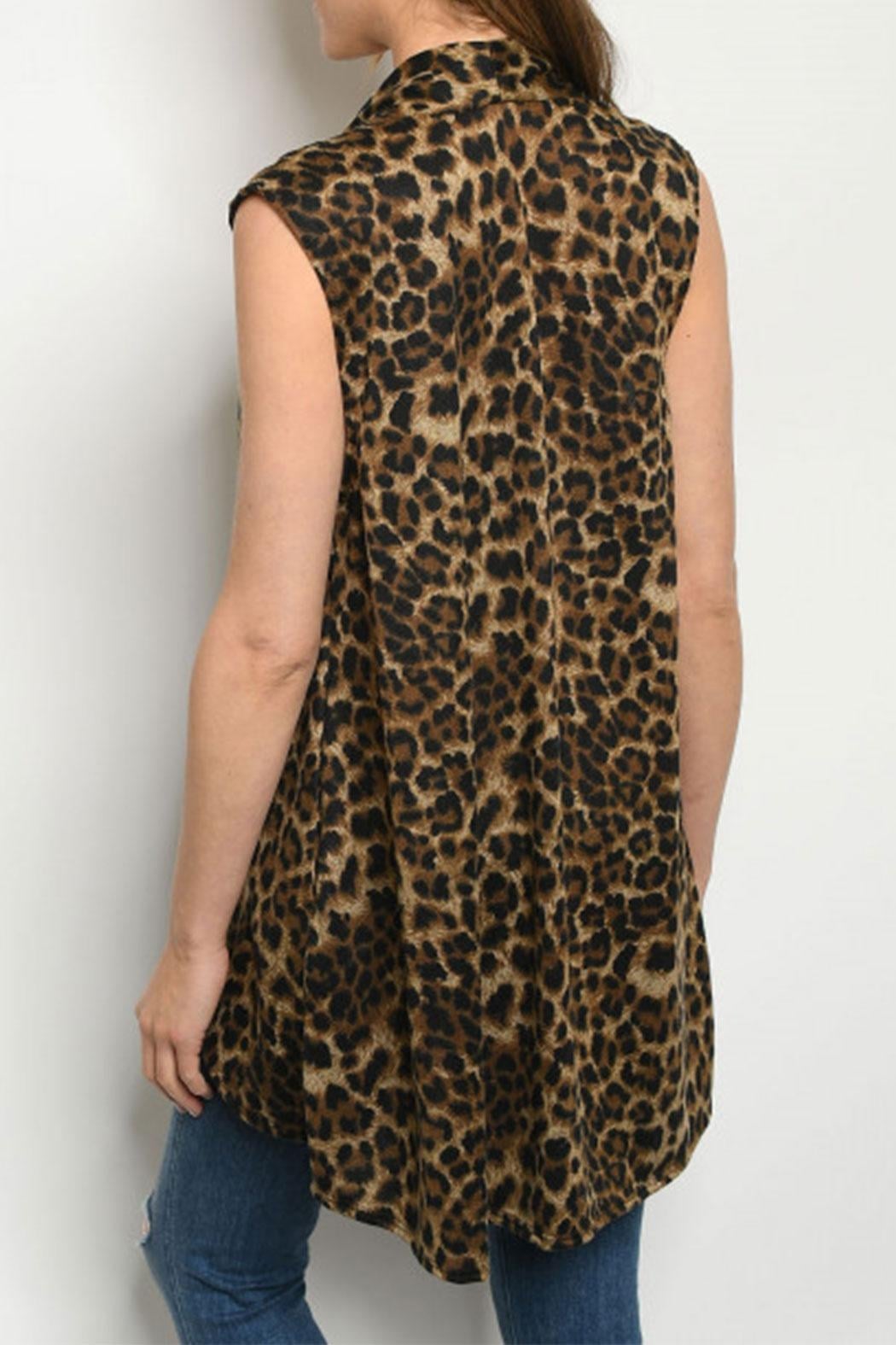Leopard Print Kimono