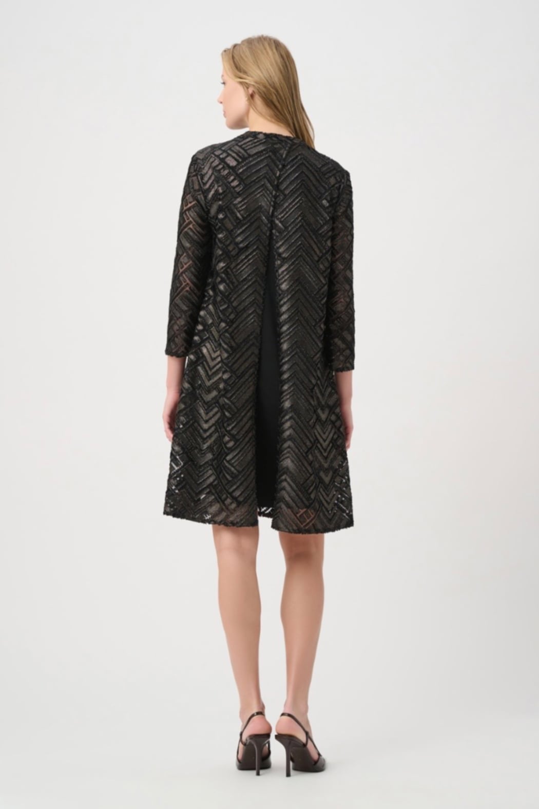 Novelty Burnout Trapeze Dress