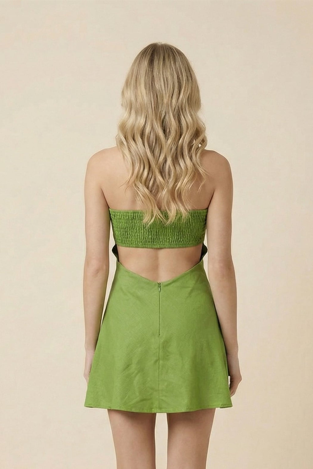 Open Back Mini Dress