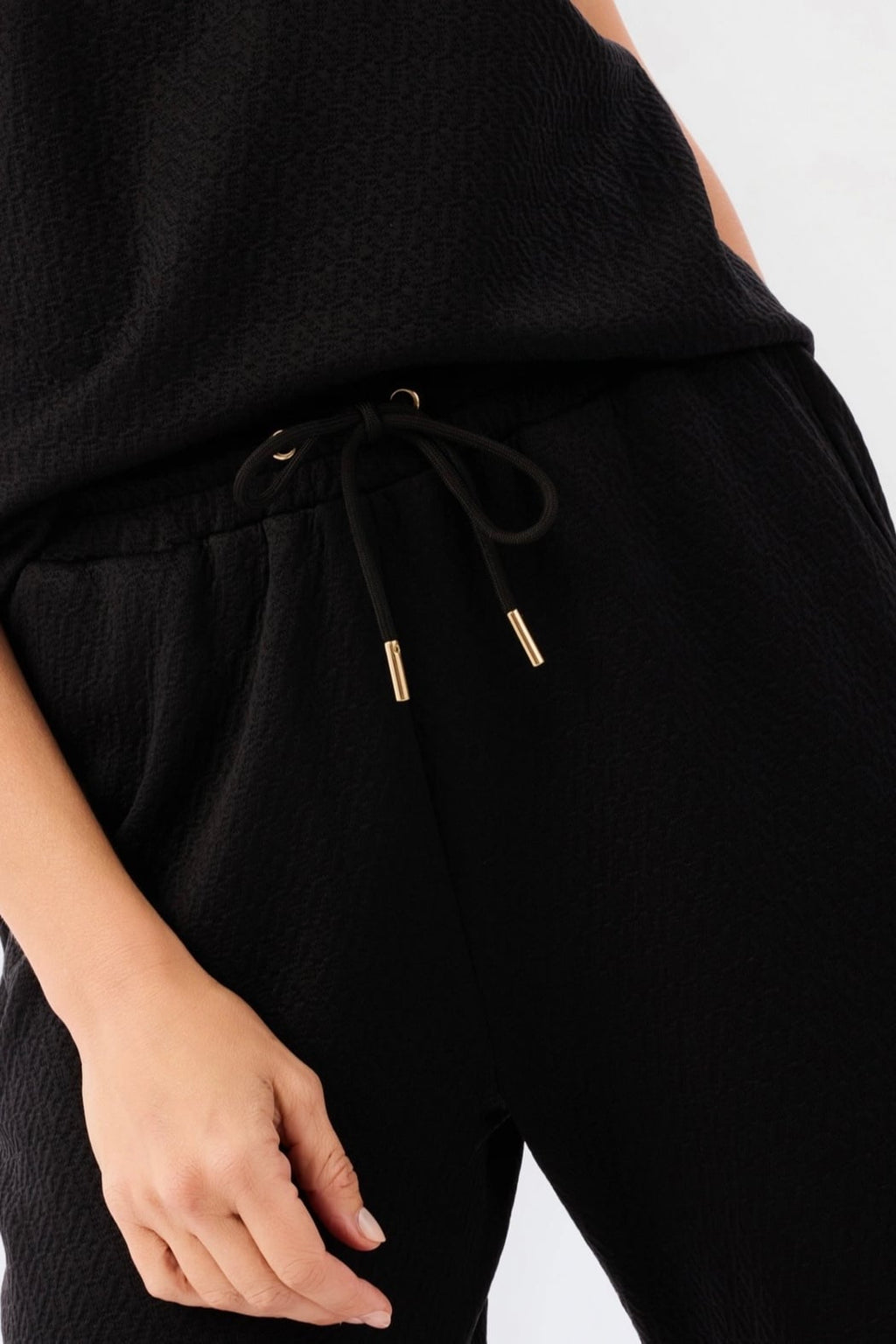 Paige Pants Set-Black
