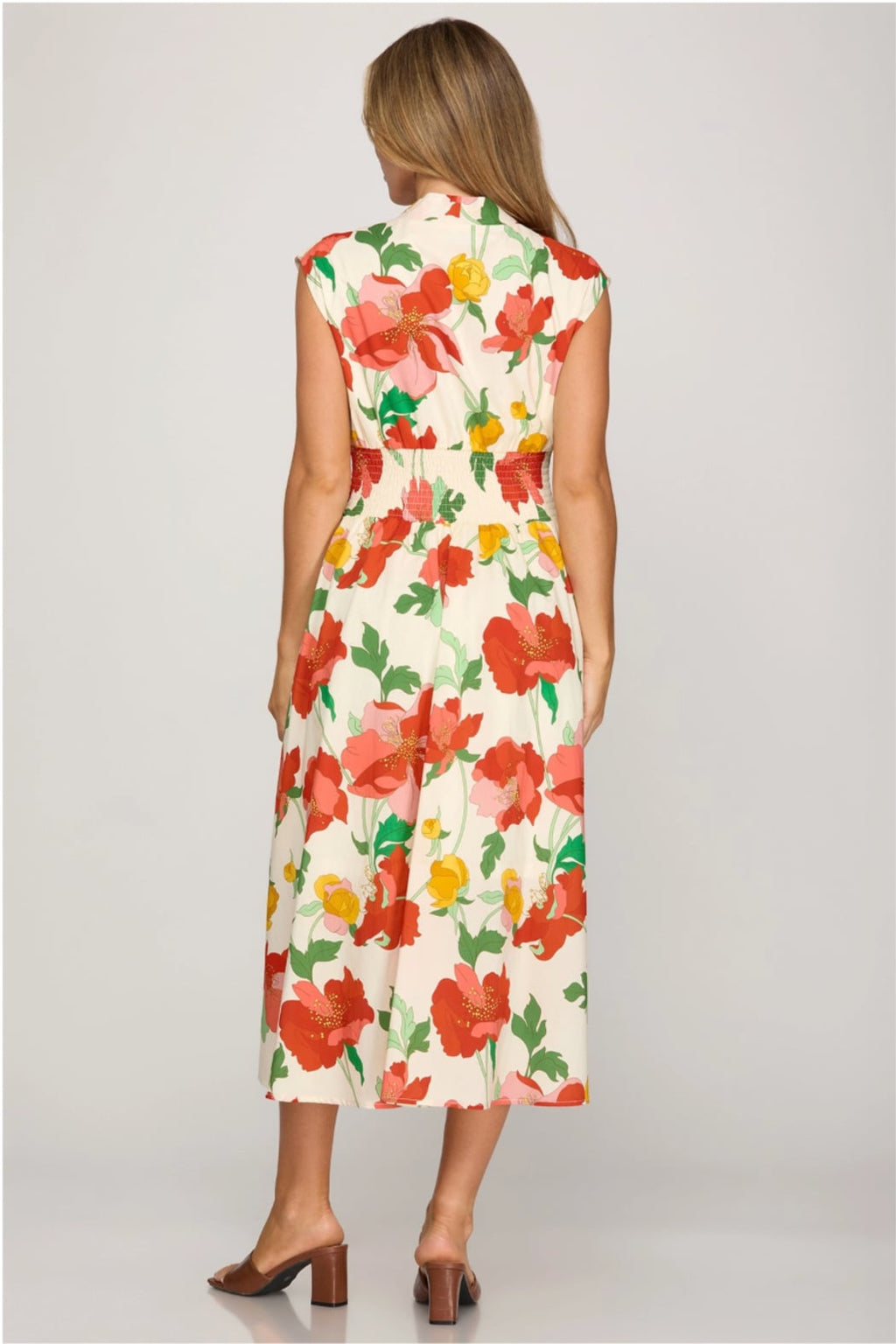 Painted Poppy Dress