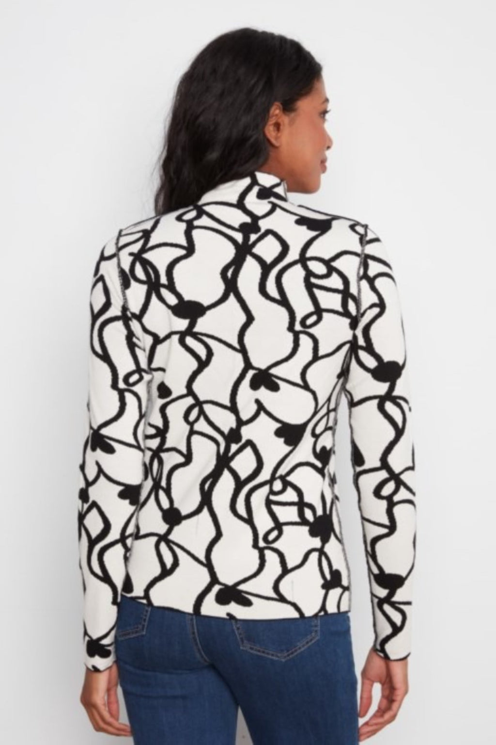 Reversible Mock Neck Sweater